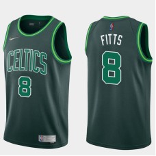 Boston Celtics #8 Malik Fitts Jersey -Dark Green 2020-2021 Earned