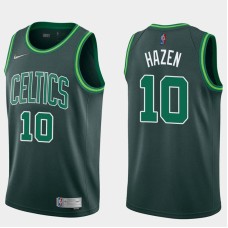 Boston Celtics #10 John Hazen Jersey -Dark Green 2020-2021 Earned