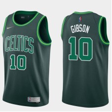 Boston Celtics #10 Hoot Gibson Jersey -Dark Green 2020-2021 Earned