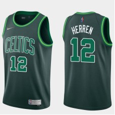 Boston Celtics #12 Chris Herren Jersey -Dark Green 2020-2021 Earned