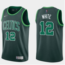 Boston Celtics #12 DJ White Jersey -Dark Green 2020-2021 Earned