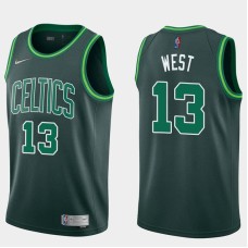 Boston Celtics #13 Delonte West Jersey -Dark Green 2020-2021 Earned