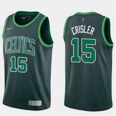 Boston Celtics #15 Hal Crisler Jersey -Dark Green 2020-2021 Earned