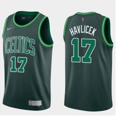 Boston Celtics #17 John Havlicek Jersey -Dark Green 2020-2021 Earned