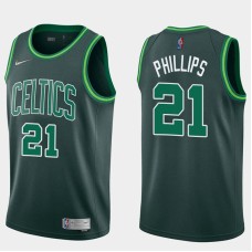 Boston Celtics #21 Gary Phillips Jersey -Dark Green 2020-2021 Earned