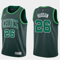 Boston Celtics #26 Lester Hudson Jersey -Dark Green 2020-2021 Earned