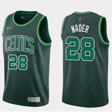 Boston Celtics #28 Abdel Nader Jersey -Dark Green 2020-2021 Earned