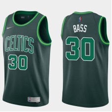 Boston Celtics #30 Brandon Bass Jersey -Dark Green 2020-2021 Earned