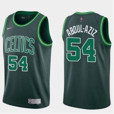 Boston Celtics #54 Zaid Abdul-Aziz Jersey -Dark Green 2020-2021 Earned