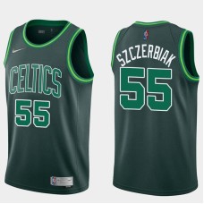 Boston Celtics #55 Wally Szczerbiak Jersey -Dark Green 2020-2021 Earned