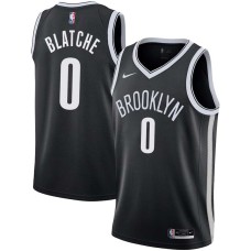 Brooklyn Nets #0 Andray Blatche Jersey -Black