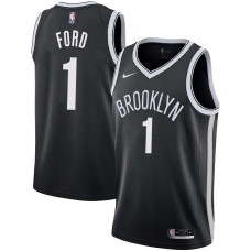 Brooklyn Nets #1 Phil Ford Jersey -Black