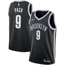 Brooklyn Nets #9 Robert Pack Jersey -Black