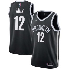 Brooklyn Nets #12 Mike Gale Jersey -Black