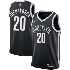 Brooklyn Nets #20 Micheal Ray Richardson Jersey -Black