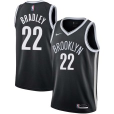 Brooklyn Nets #22 Dudley Bradley Jersey -Black