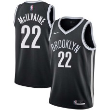 Brooklyn Nets #22 Jim McIlvaine Jersey -Black