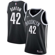 Brooklyn Nets #42 Mike Bantom Jersey -Black