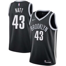 Brooklyn Nets #43 Calvin Natt Jersey -Black