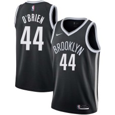 Brooklyn Nets #44 Jim O'Brien Jersey -Black