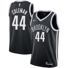 Brooklyn Nets #44 Derrick Coleman Jersey -Black