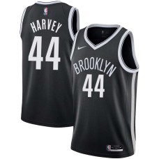 Brooklyn Nets #44 Donnell Harvey Jersey -Black