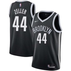 Brooklyn Nets #44 Tyler Zeller Jersey -Black