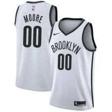 Brooklyn Nets #00 Johnny Moore Jersey -White