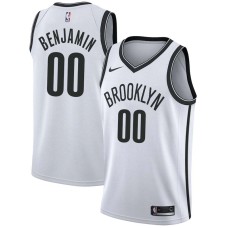 Brooklyn Nets #00 Benoit Benjamin Jersey -White