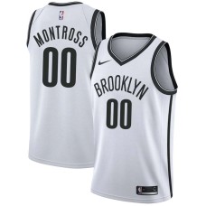 Brooklyn Nets #00 Eric Montross Jersey -White