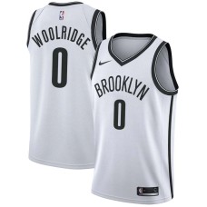 Brooklyn Nets #0 Orlando Woolridge Jersey -White