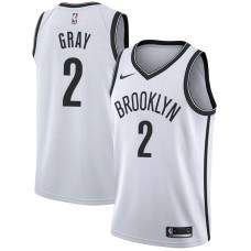 Brooklyn Nets #2 Evric Gray Jersey -White