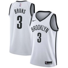 Brooklyn Nets #3 George Bruns Jersey -White