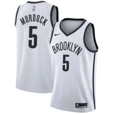 Brooklyn Nets #5 Eric Murdock Jersey -White