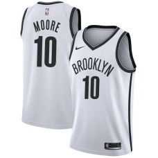 Brooklyn Nets #10 Gene Moore Jersey -White