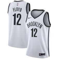 Brooklyn Nets #12 Sleepy Floyd Jersey -White