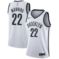 Brooklyn Nets #22 Ed Manning Jersey -White