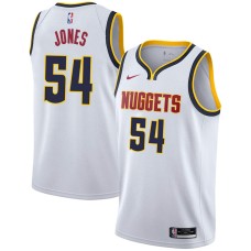 Denver Nuggets #54 Popeye Jones Jersey -White