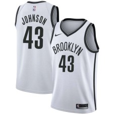 Brooklyn Nets #43 Mickey Johnson Jersey -White