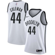 Brooklyn Nets #44 Derrick Coleman Jersey -White