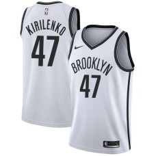 Brooklyn Nets #47 Andrei Kirilenko Jersey -White