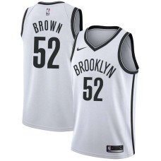 Brooklyn Nets #52 Chucky Brown Jersey -White