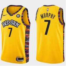 Brooklyn Nets #7 Troy Murphy Jersey -Yellow 2019-2020 City BED-STUY