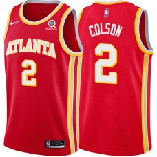 Atlanta Hawks #2 Sean Colson Jersey -Torch Red