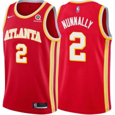 Atlanta Hawks #2 James Nunnally Jersey -Torch Red