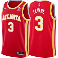 Atlanta Hawks #3 Andrew Levane Jersey -Torch Red