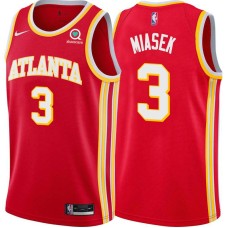 Atlanta Hawks #3 Stan Miasek Jersey -Torch Red