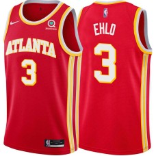 Atlanta Hawks #3 Craig Ehlo Jersey -Torch Red