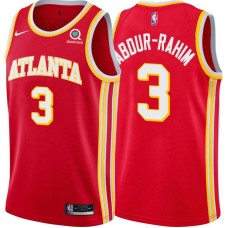 Atlanta Hawks #3 Shareef Abdur-Rahim Jersey -Torch Red