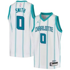 Charlotte Hornets #0 Theron Smith Jersey -White